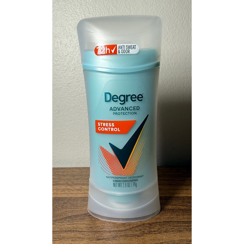 Degree Stress Control Deodorant 2.6oz 72H Protection NEW